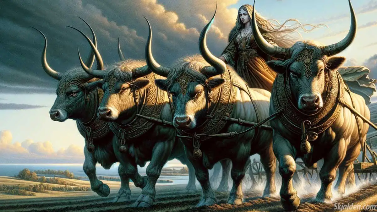 Gefion Norse Goddess Norse Mythology