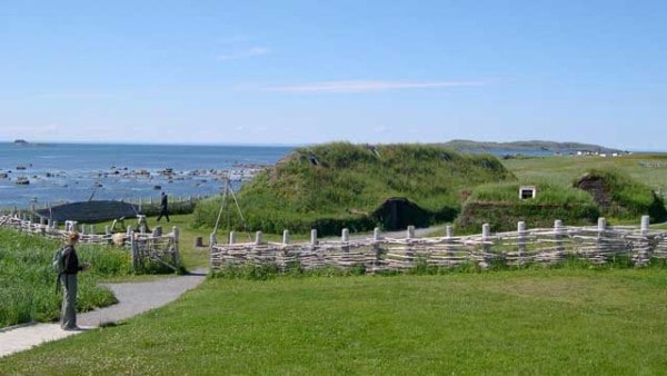 anse-aux-meadows-on-the-island-of-Newfoundland-in-Canada-north-america-viking-settlement