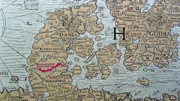 dannevirke in denmark in the viking age