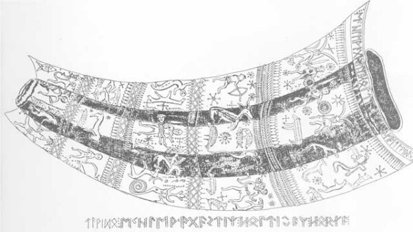 golden-horns-gallehus-drawings-guldhornene-tegning-longhorn