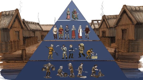 social class viking age slaves karl jarls royals