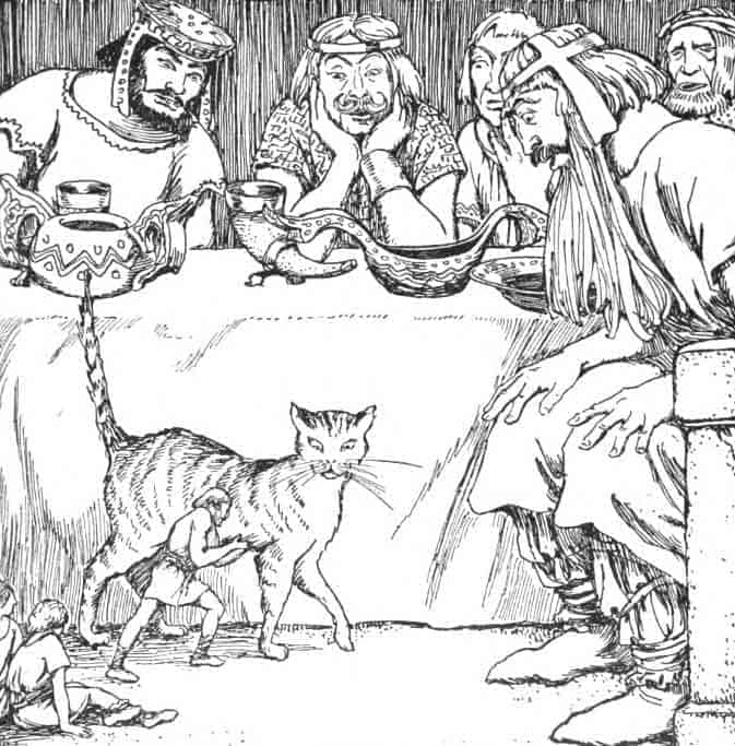 thor utgard udgaard lifting cat compitition norse mythology sagas