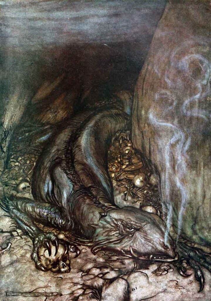 fafnir, el dragón de la mitología nórdica
