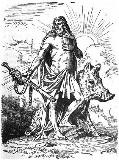 freyr y gullinbursti