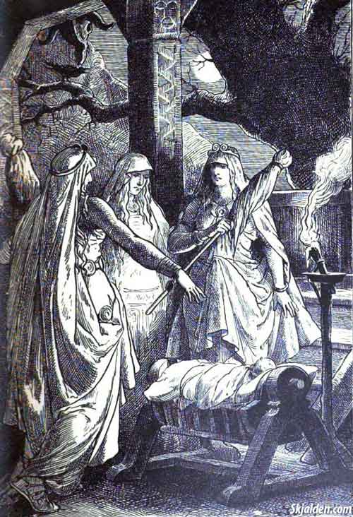 los norns en la mitología nórdica