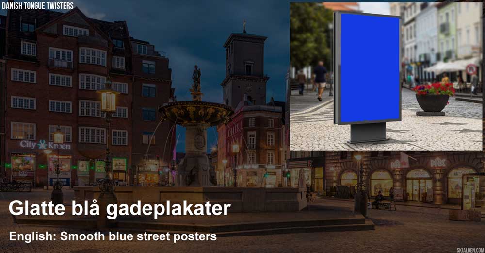 glatte-blaa-gade-plakater