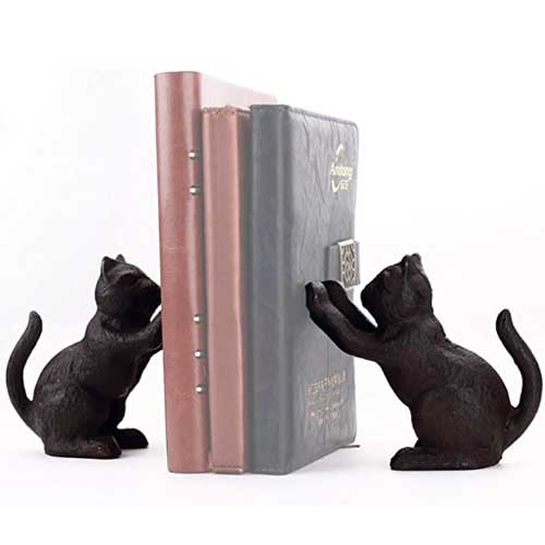 cat decorative bookend