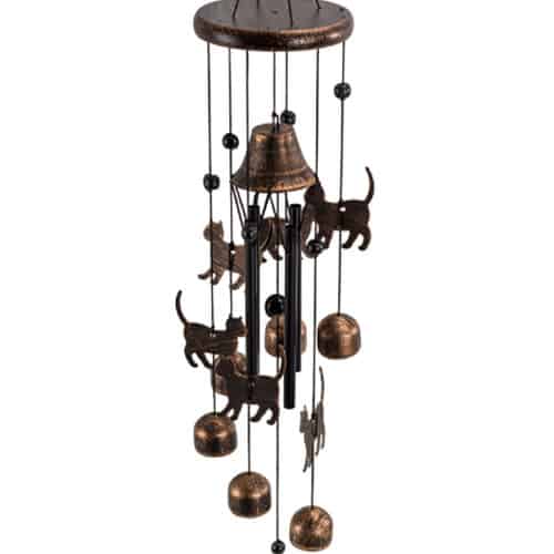 cat wind chime