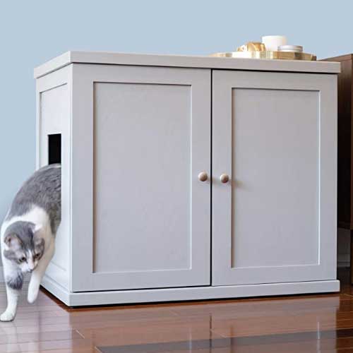 hidden litter box