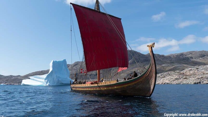 A nordic clinker boat
