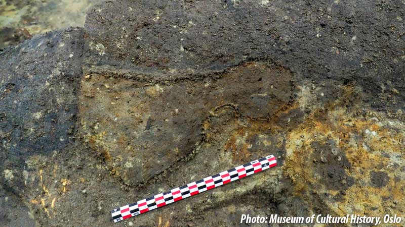 Imprint of an ax from Gjellestad