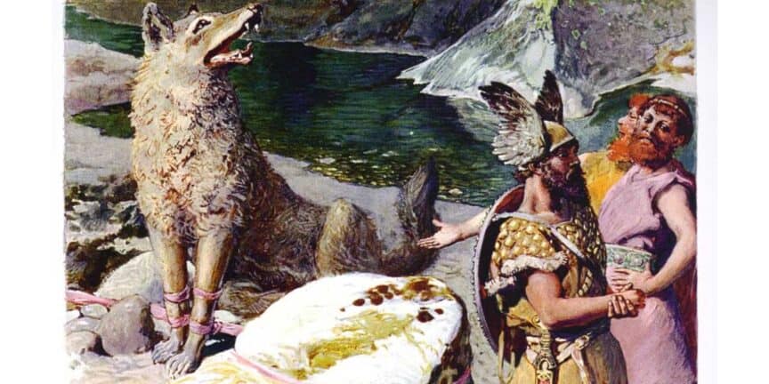 Tyr the bravest of the Gods in norse mythology