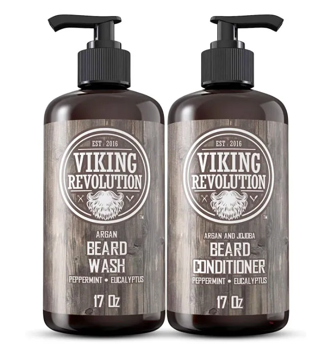 beard wash and conditioner set