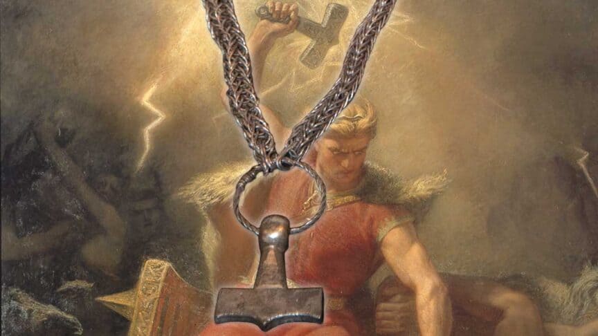 authentic mjolnir necklace