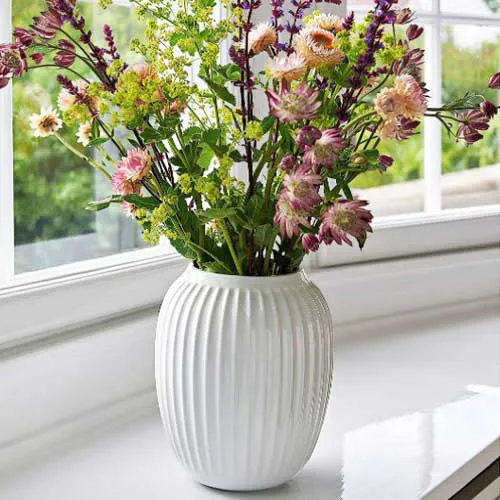 kähler hammershøi ceramic white vase