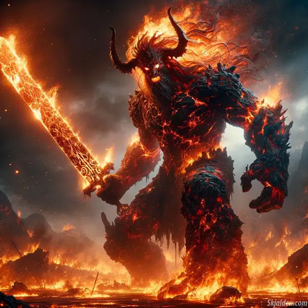 Surtr : Le rôle du géant de feu dans Ragnarok expliqué - Skjalden.com