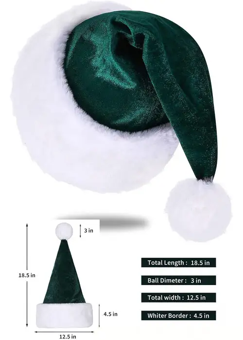 green-santa-hat